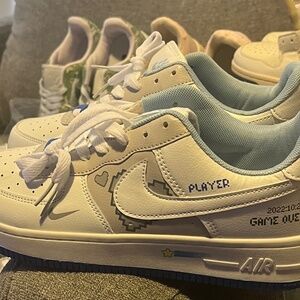 Brand new Nike Air Force 1 Low "Gamer, Game Over" Running Shoes.